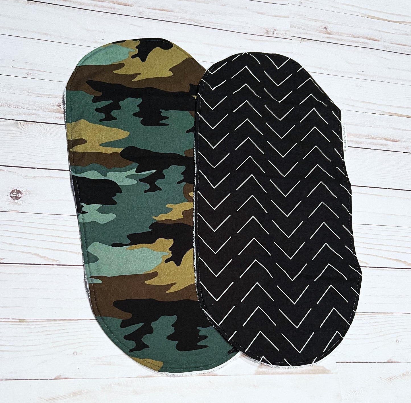 Camo Burp Cloth Set