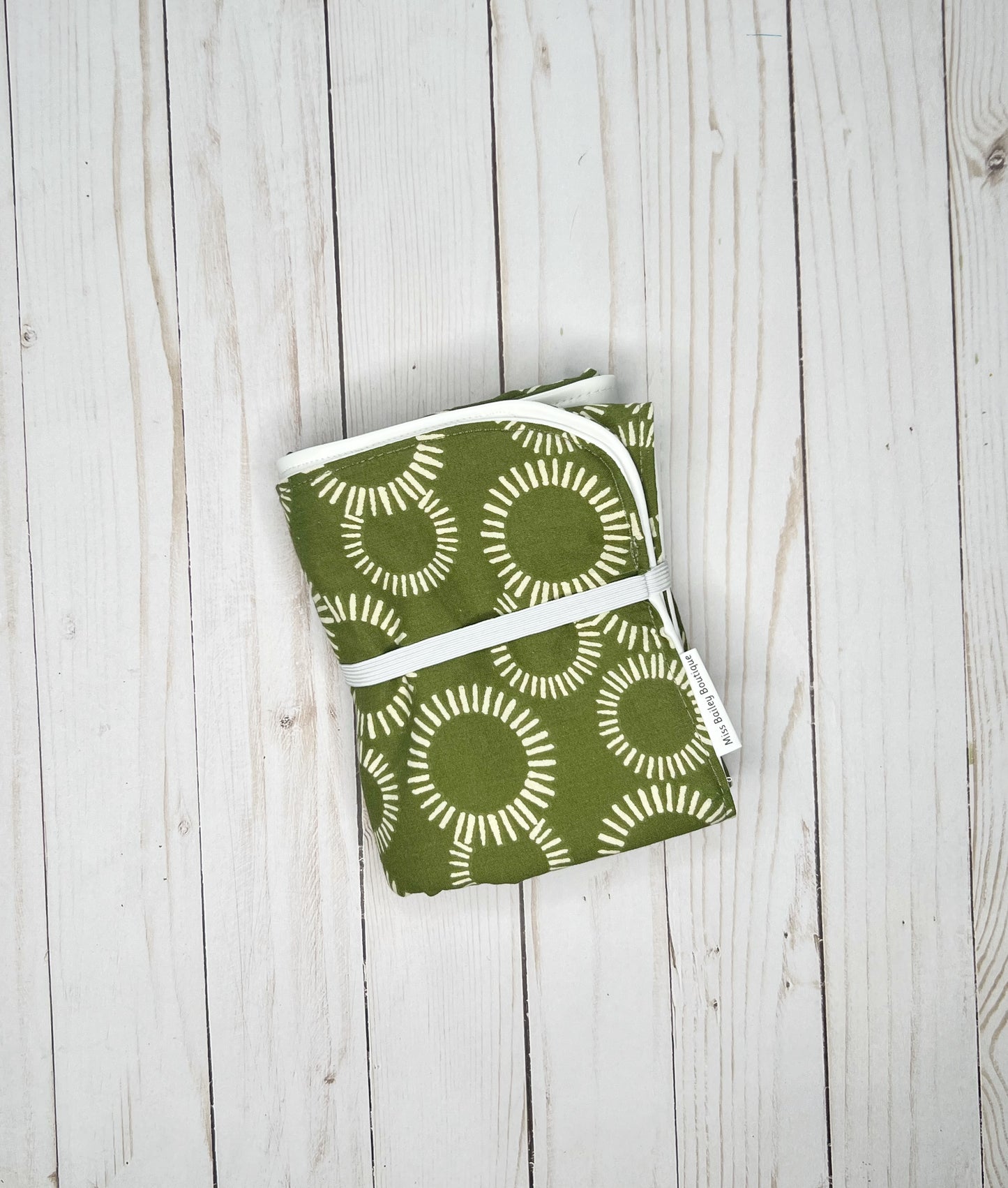 Olive Green Changing Mat