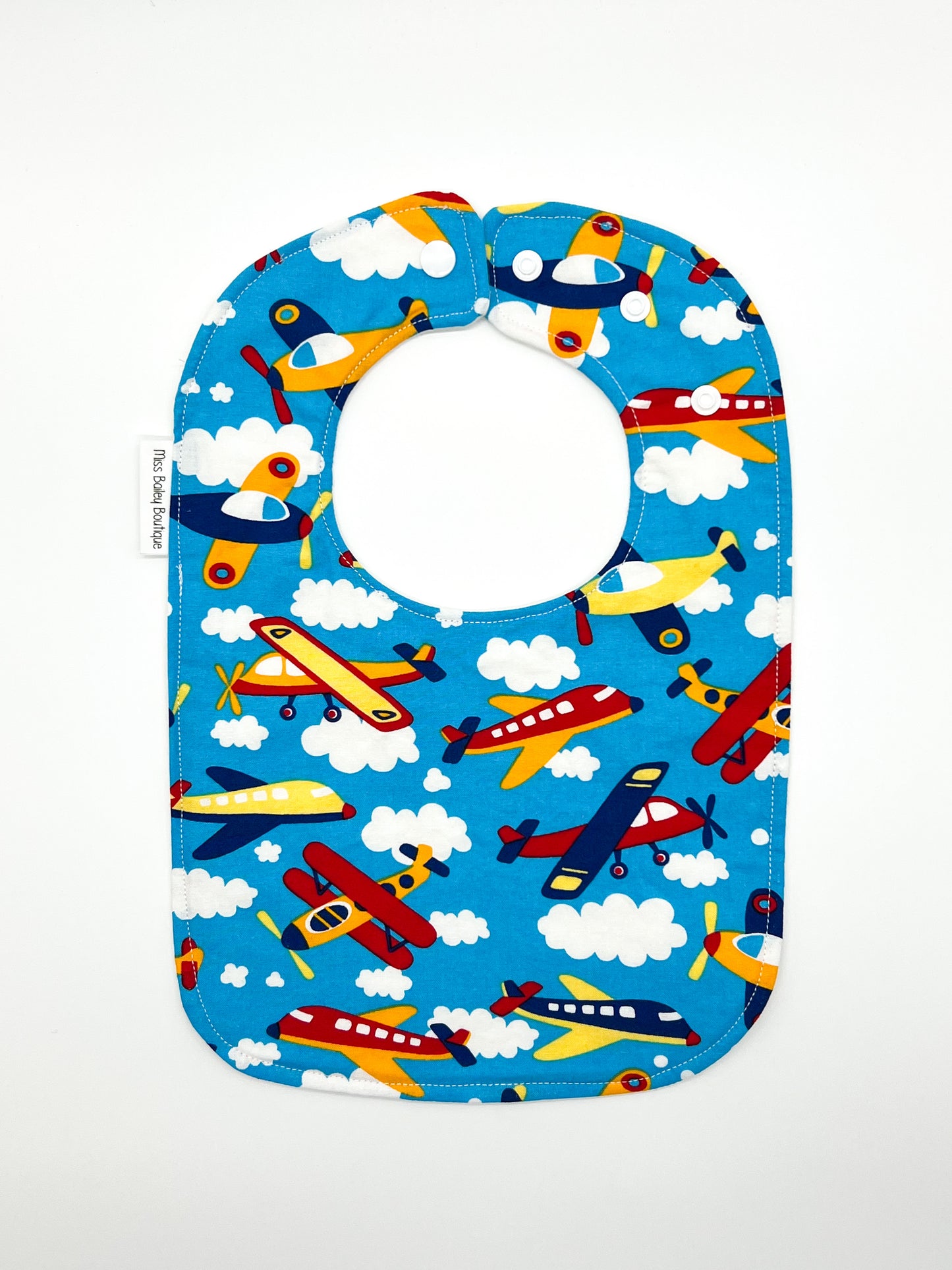 Airplanes Feeding Bib