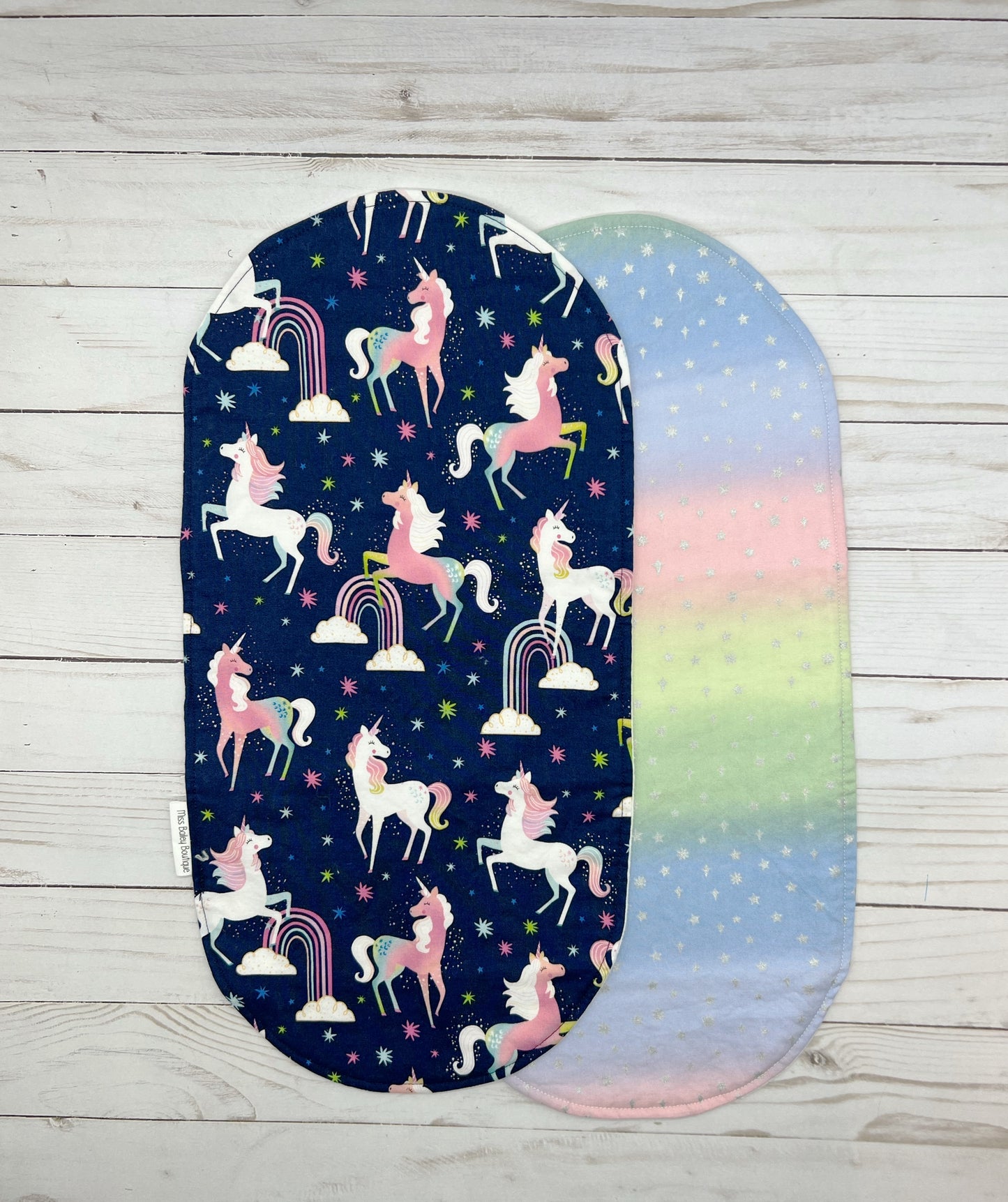 Unicorn Burp Cloth Bundle