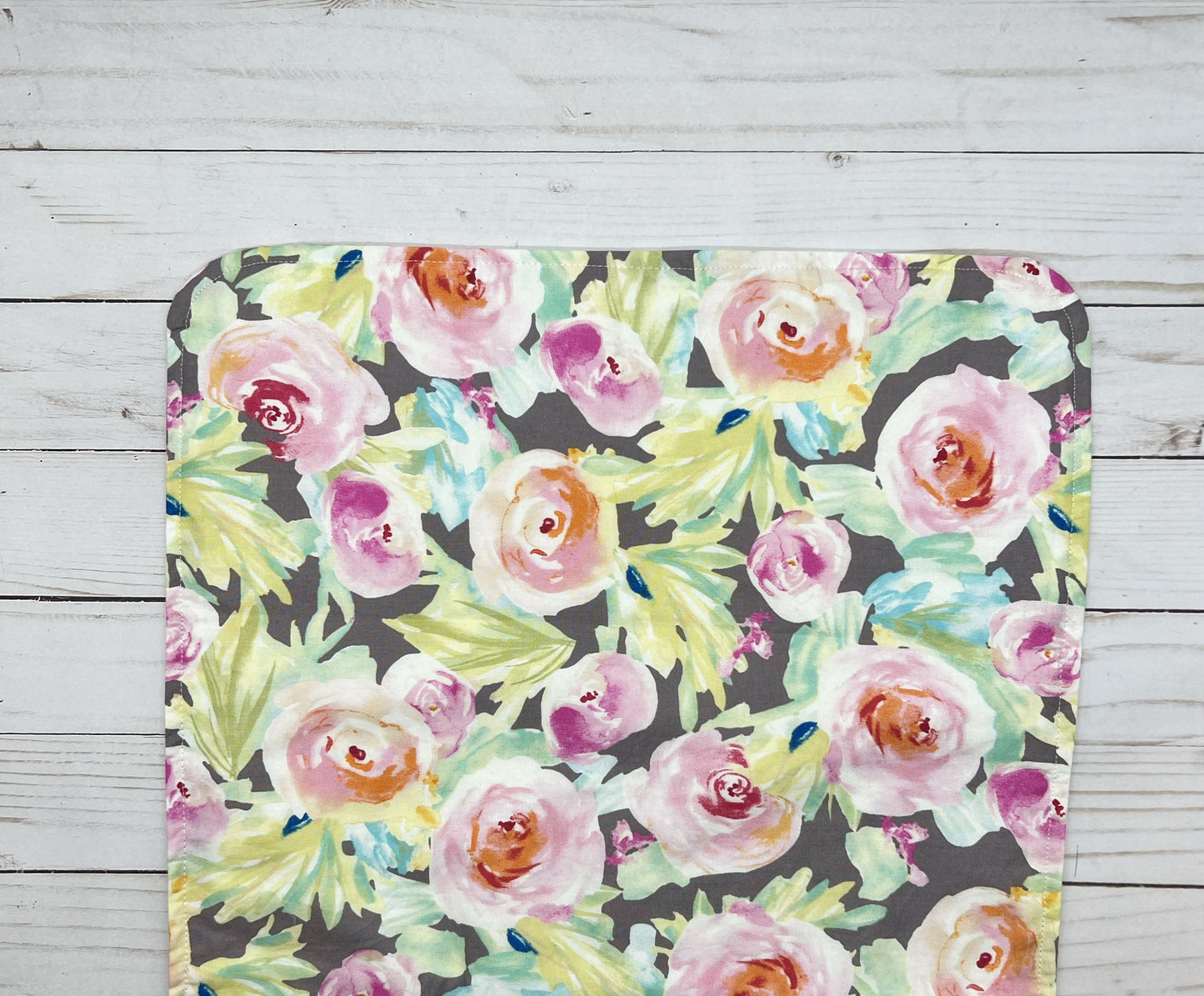 Watercolor Floral Changing Mat