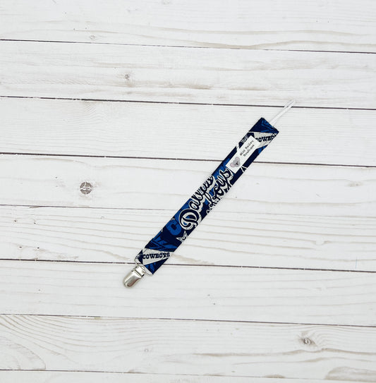 Dallas Cowboys Pacifier Clip