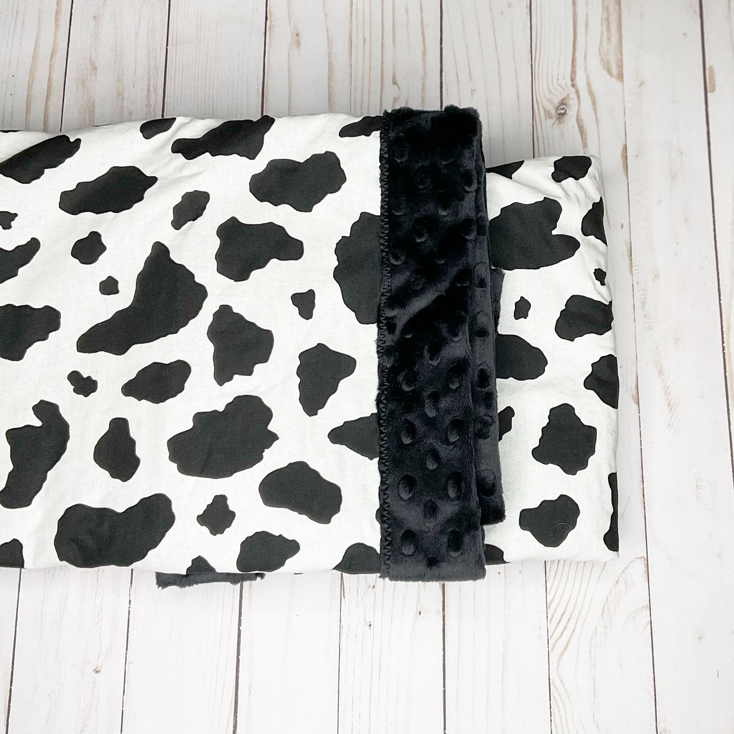 Cow Print Minky Blanket