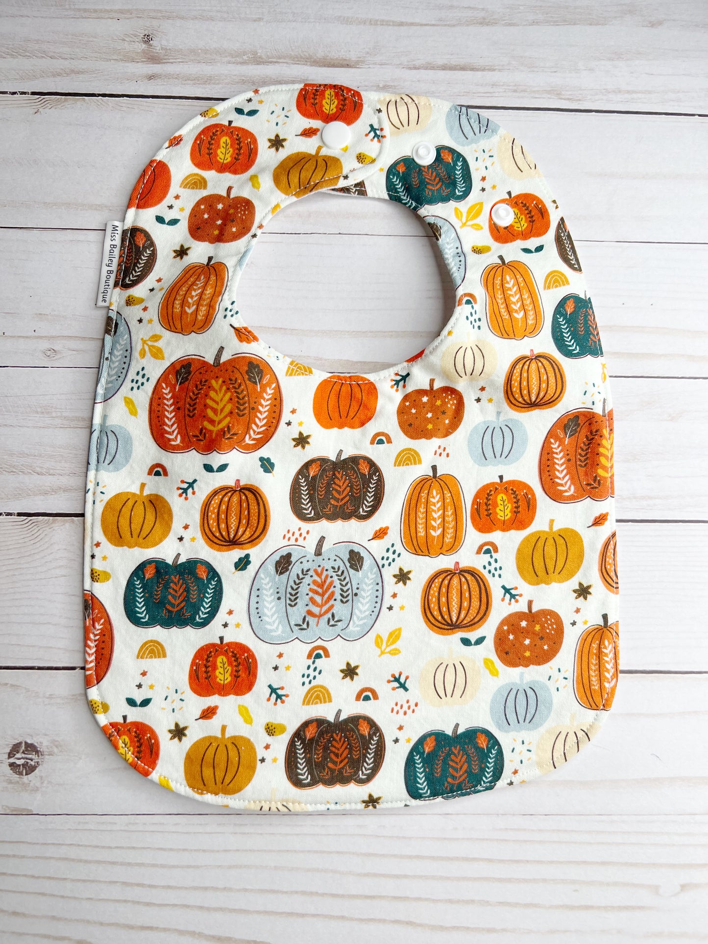 Harvest Pumpkin Bib