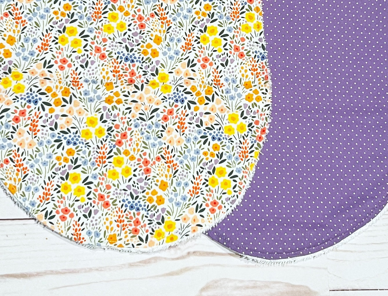 Wildflower Burp Cloth Set