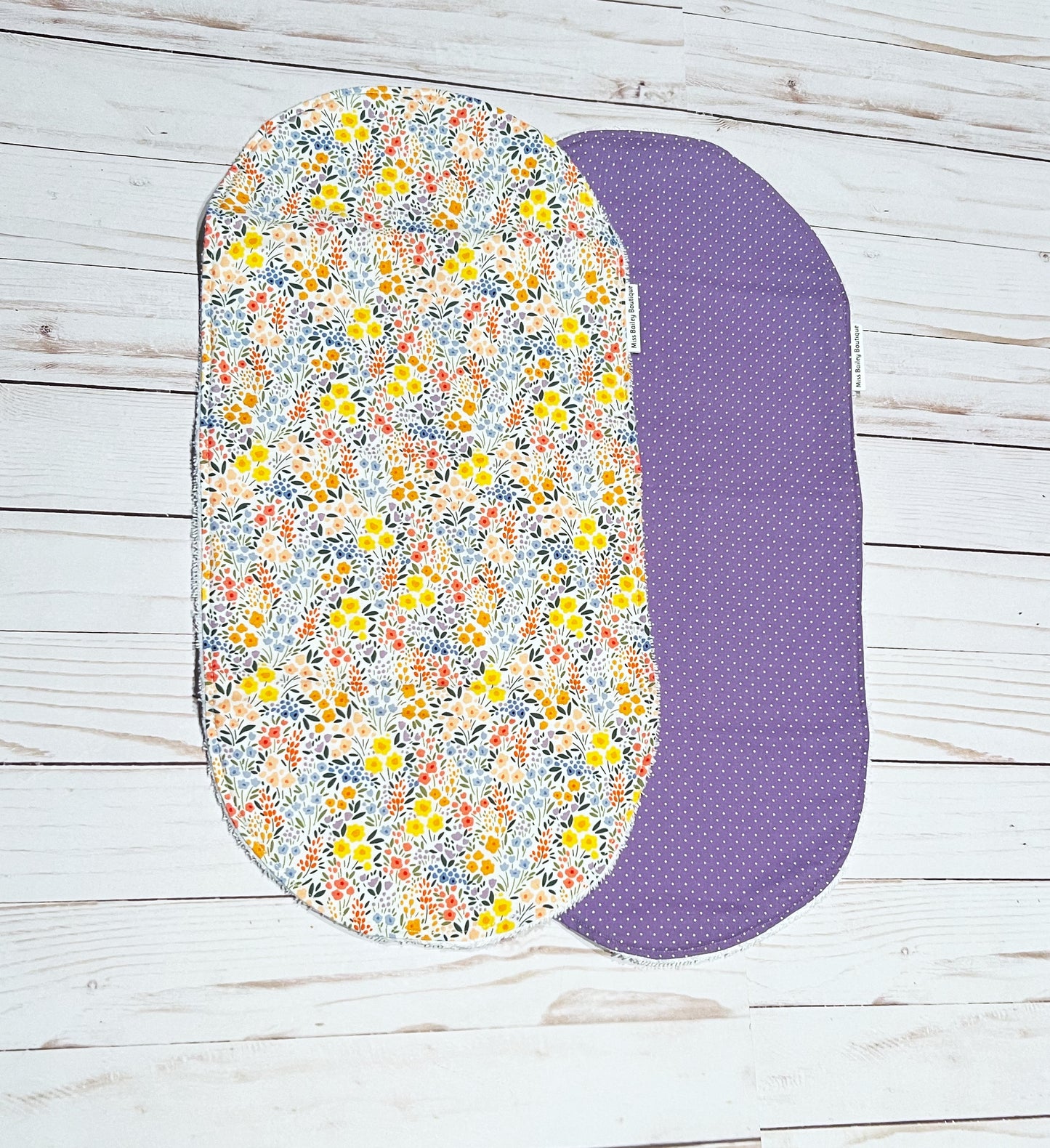 Wildflower Burp Cloth Set