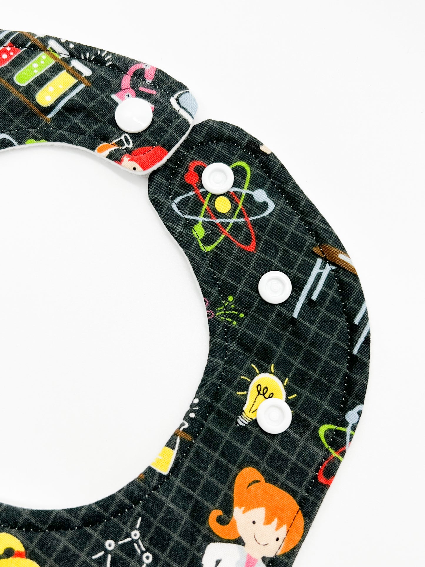 Science Girl Baby Bib