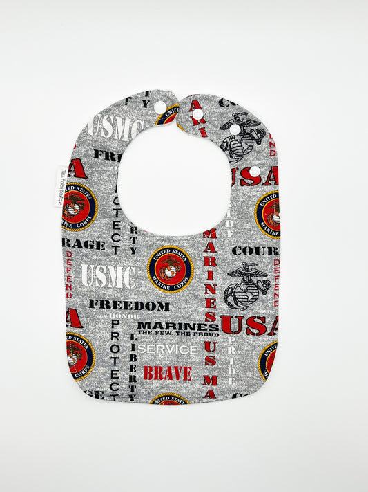 Marines Baby Bib