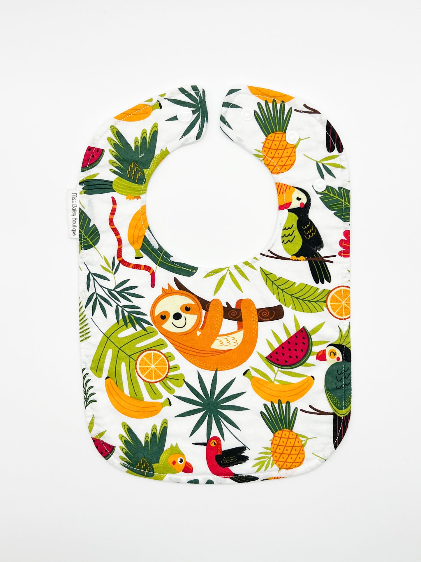 Jungle Sloth Feeding Bib