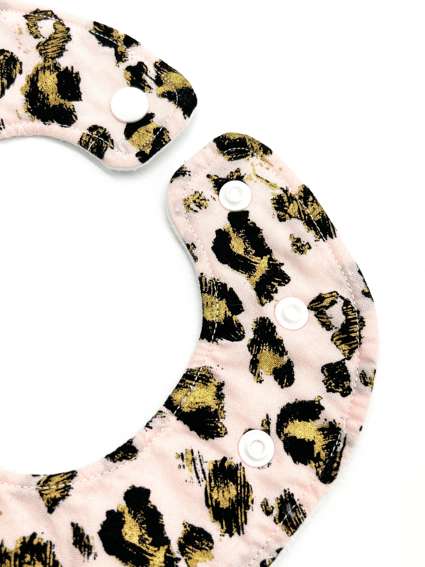 Pink Leopard Feeding Bib