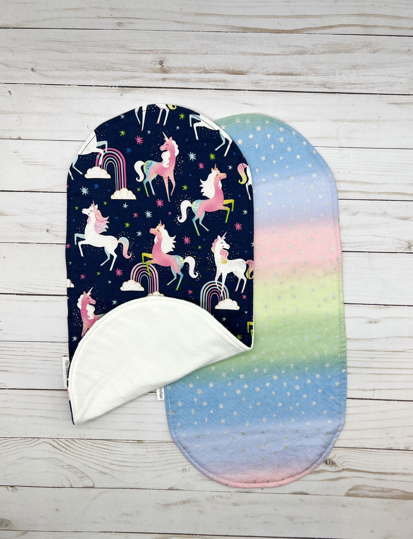 Unicorn Burp Cloth Bundle