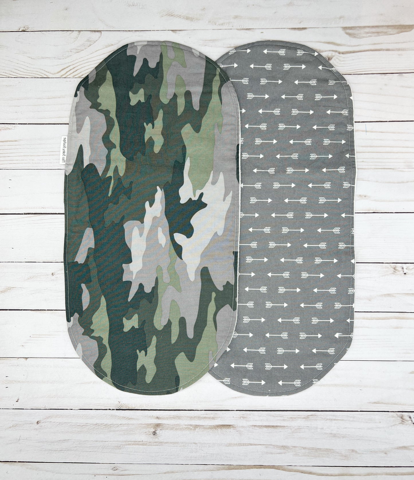 Green Camo Burp Cloth Bundle